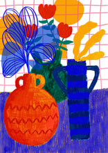 Cargar imagen en el visor de la galería, Reproducción Fine Art 'Orange Pot' de Teresa Rego