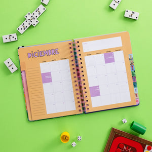 Agenda escolar semanal 2025-2026 72 kilos