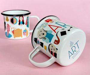 Taza Enamel Art de Ingela P. Arrhenius