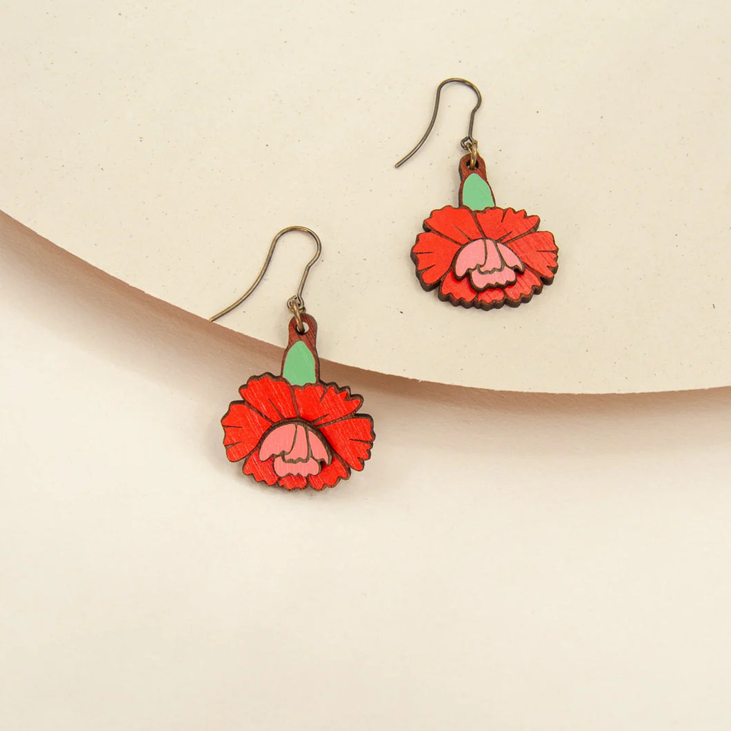 Carnation Earrings