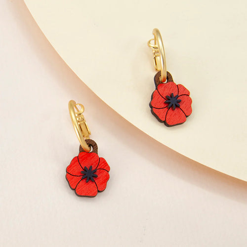 Pendientes Amapolas