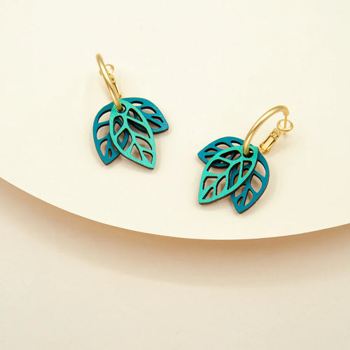 Pendientes Rustling Green