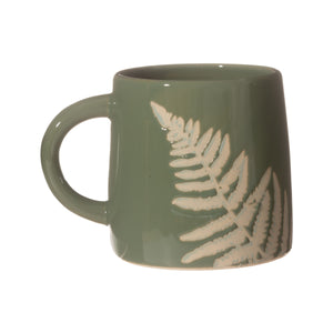 Taza botánica "helecho"