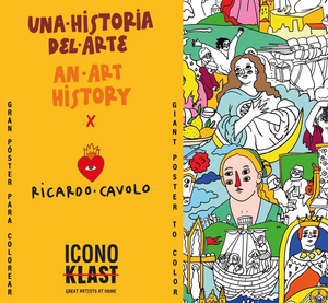 "Una historia del arte" x Ricardo Cavolo: Póster gigante para colorear