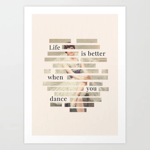 Ballet dancer Art Print