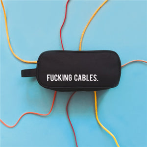 Estuche organizador "Fucking cables"